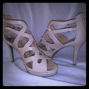 Daisy Fuentes Shoes - Taupe Strappy Heels Daisy Fuentes Shoes - Taupe Strappy Heels